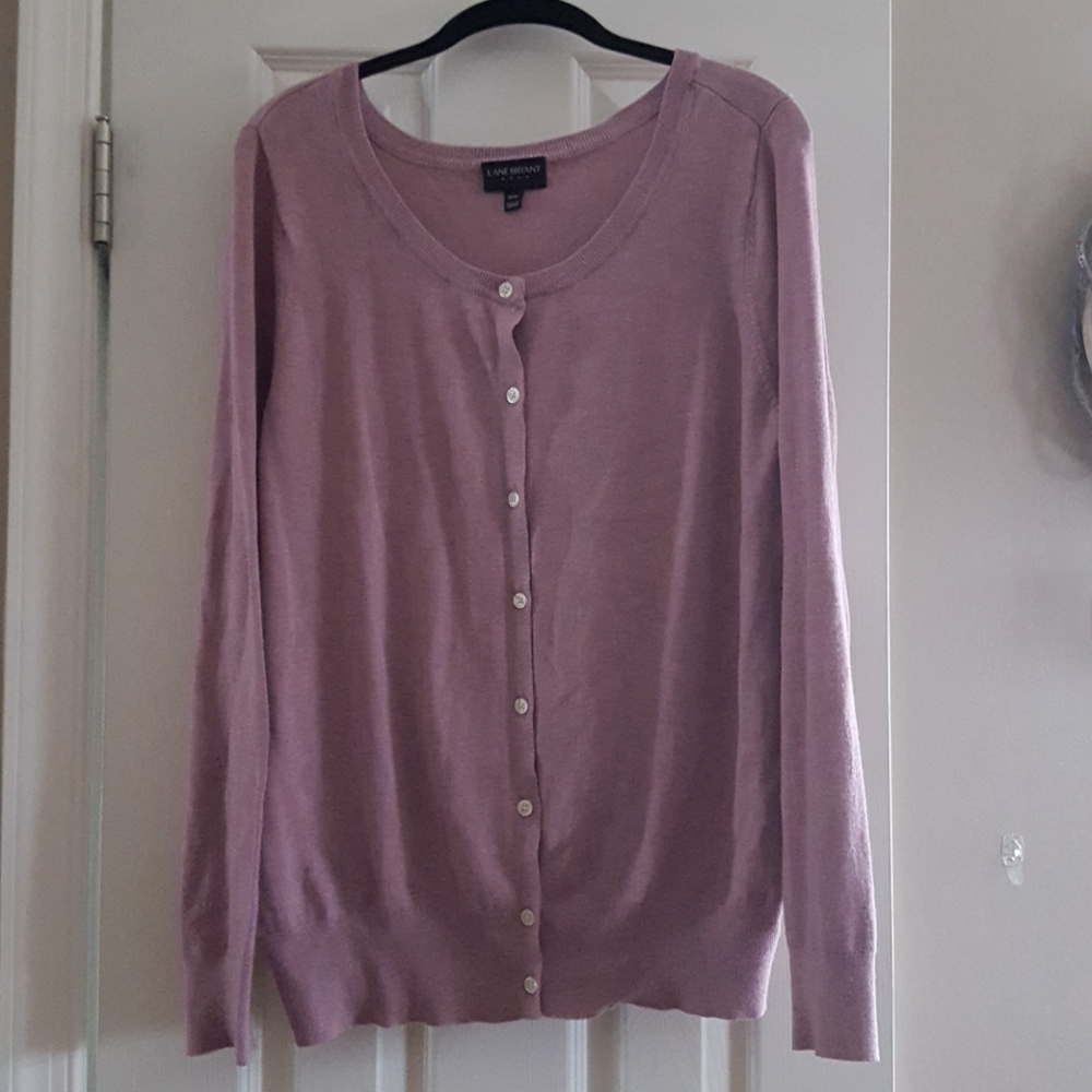 Dusty Mauve Cadigan